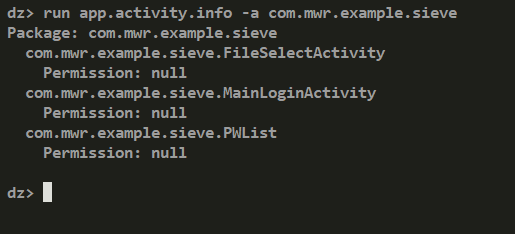 check-android-activities