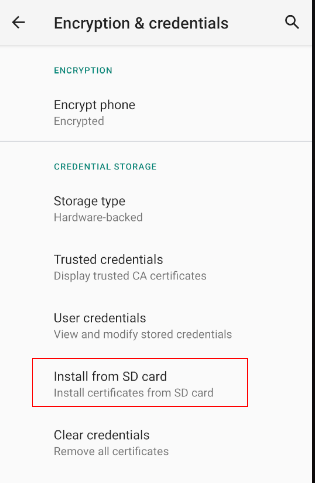 install-ca-certificate