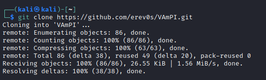 clone-vampi-api-pentesting-lab