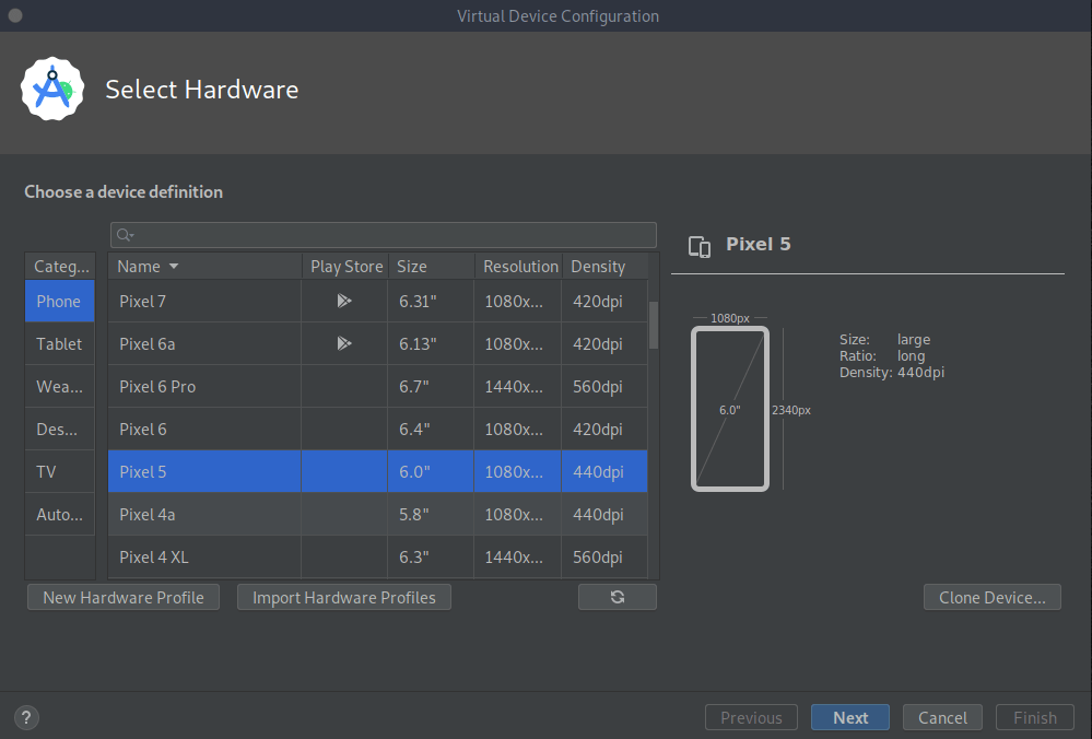 android-studio-select-hardware