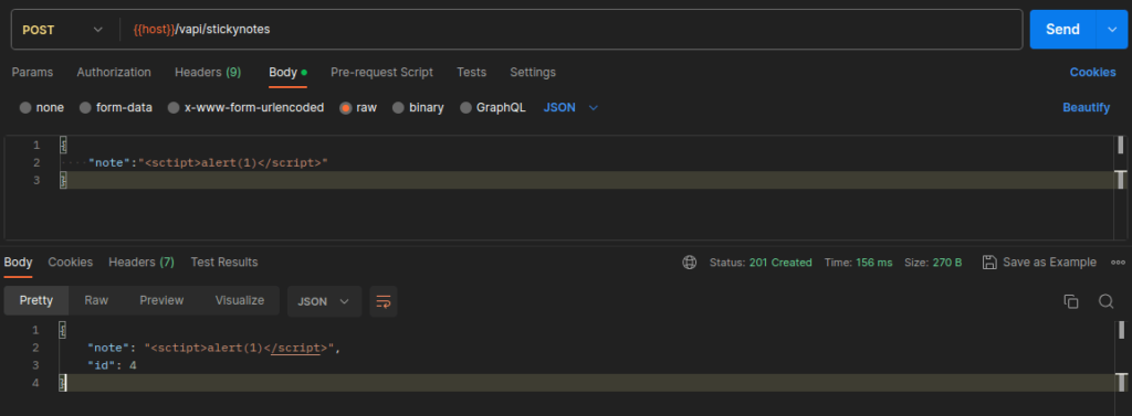 vapi-xss-example-stickynote
