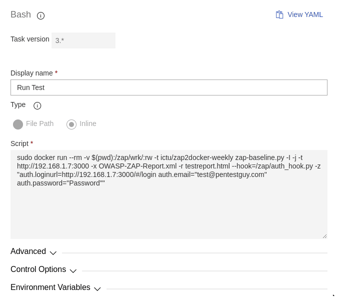 docker-command-owasp-zap