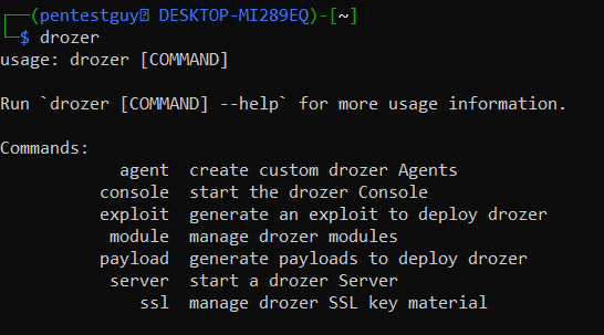 setup-drozer-on-kali-linux