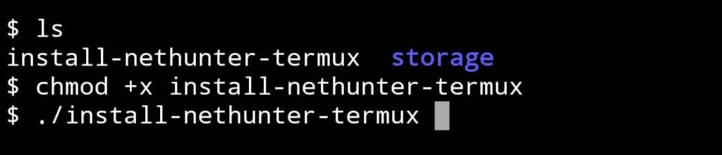 run-install-nethunter-termux