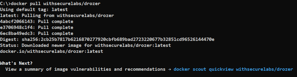 docker-pull-drozer
