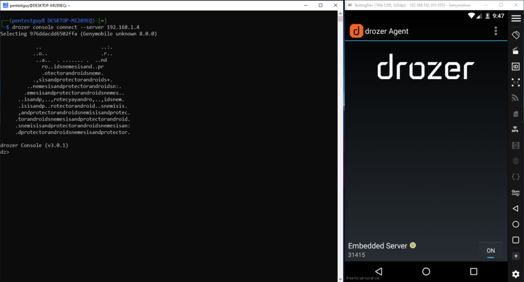 drozer-console-connect-via-network