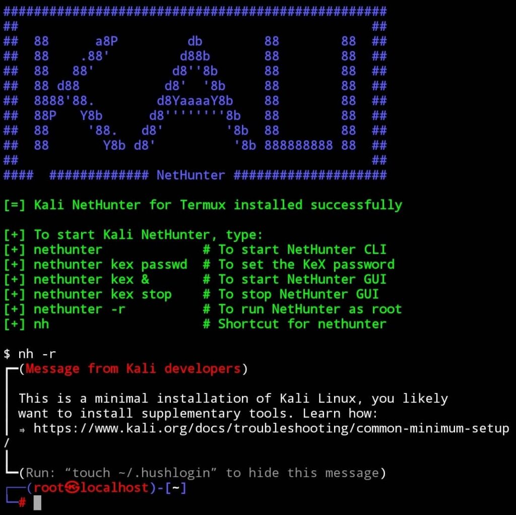 connect-kali-as-root