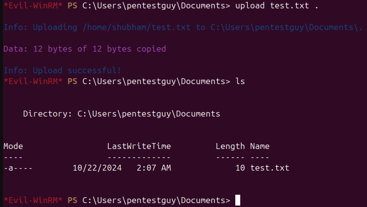 upload-file-evil-winrm