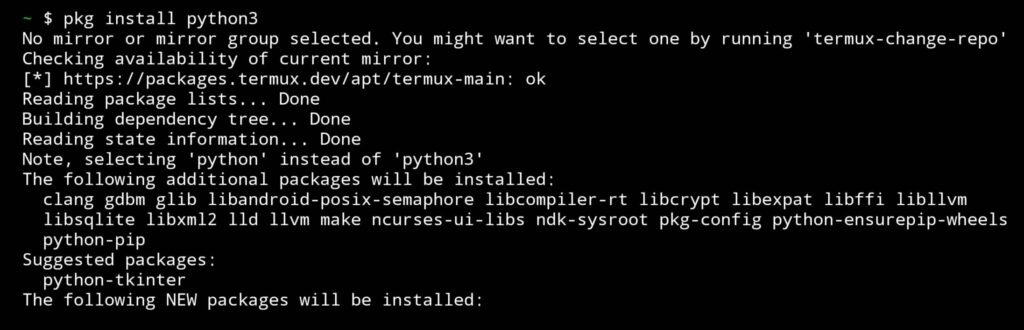 install-python3-on-android