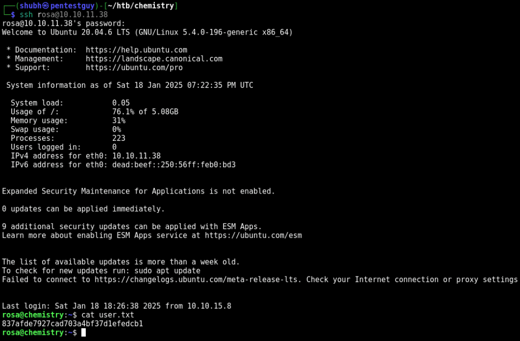 chemistry-hackthebox-user-flag