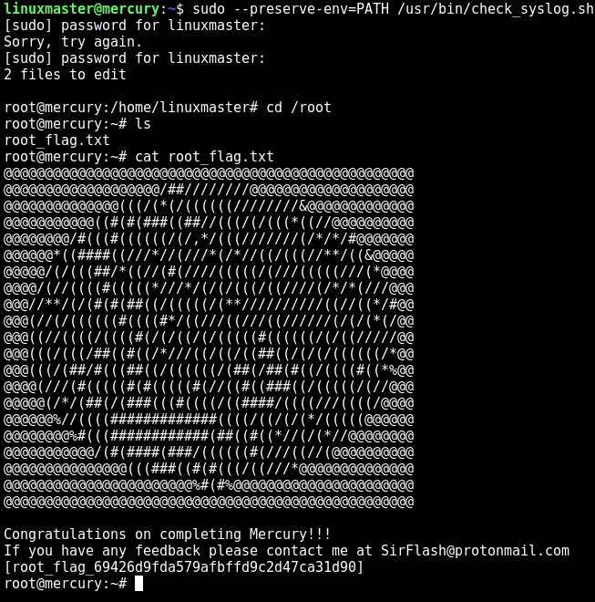 mercury-vulnhub-root-flag