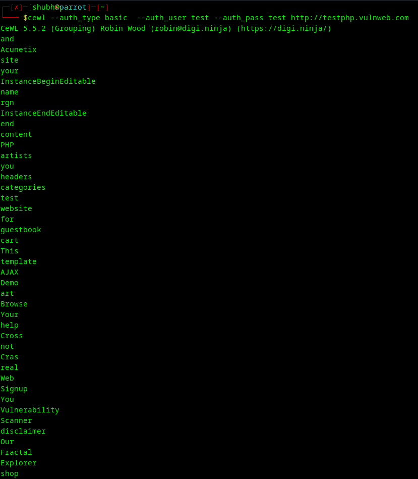 cewl-auth-option