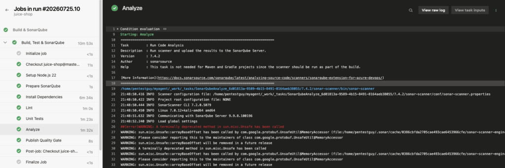 sonarqube azure devops