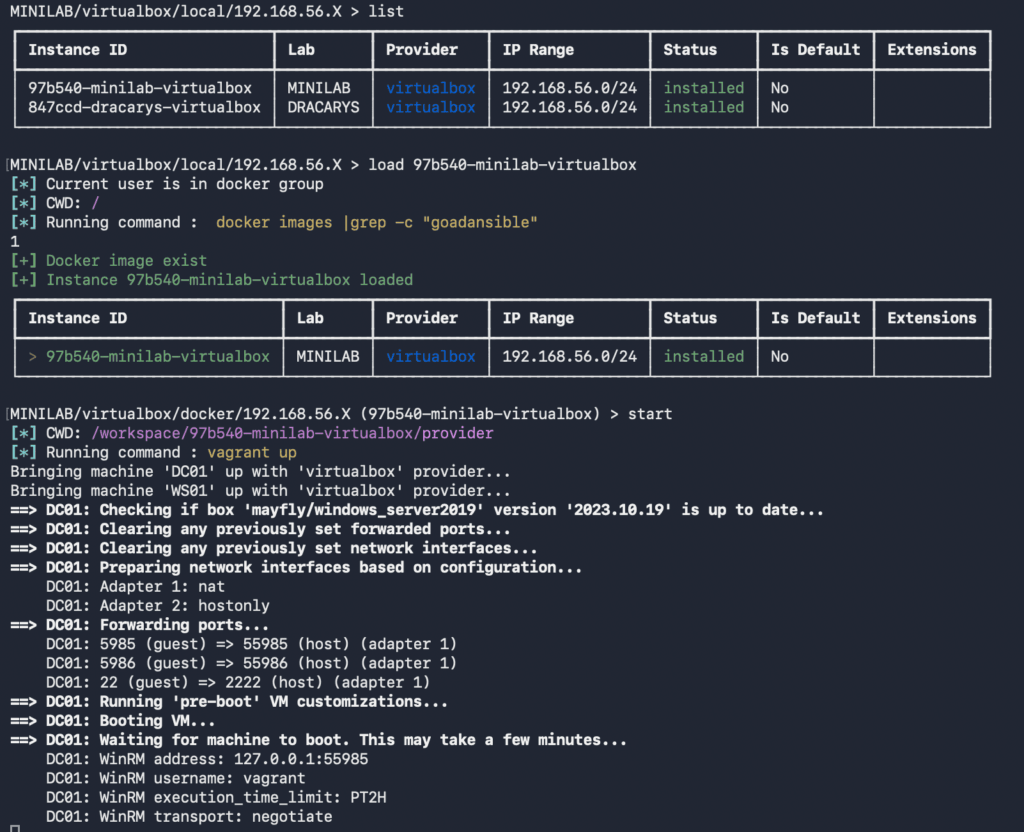 goad-lab-setup-run